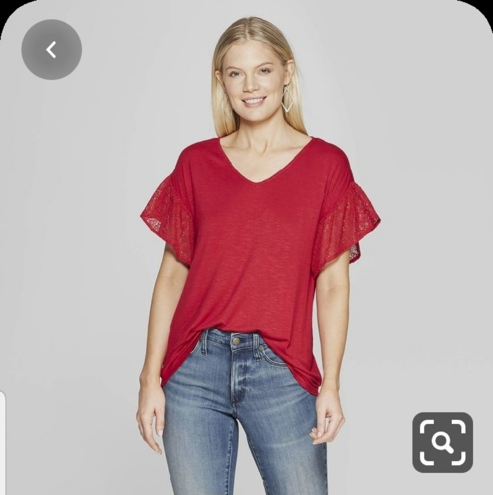 Knox Rose Red Shirt, Size XL